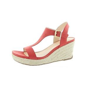 Kenneth Cole Reaction Womens Card Faux Leather Espadrilles Pink 9M